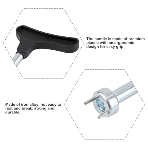 Golf Shoe Spike Removal Tool - Ergonomic Iron Alloy Spike Wrench