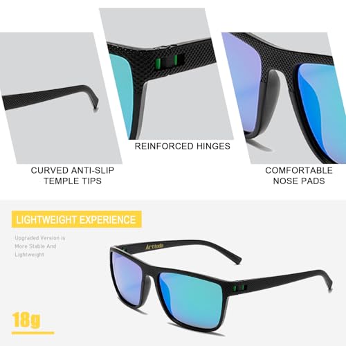 Polarized Golf Sunglasses for Men & Women - Lightweight & UV Protection