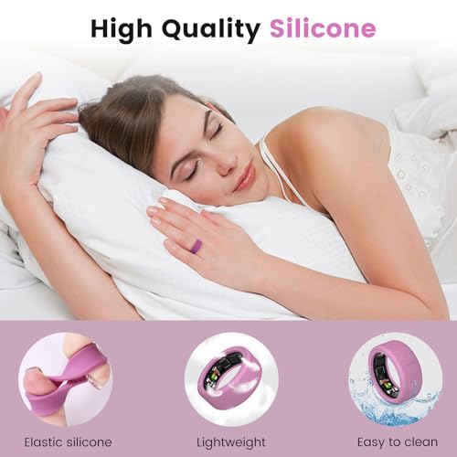 10-Pack Silicone Ring Protector Cover for Smart Rings - Size L (11-14)