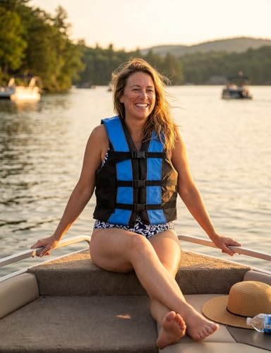 Coast Guard Approved Life Vest - Blue 2 Pack Paddle Jacket