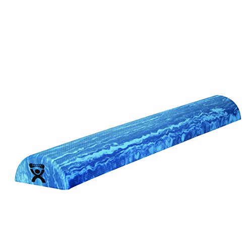 Heavy Duty EVA Foam Roller - Half Round, 6" x 36" - Blue