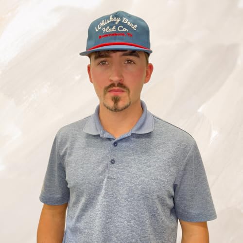 Frio Hat Snapback Rope Blue - One Size Adjustable Vintage Baseball Cap by Whiskey Bent