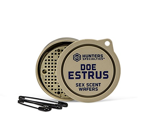 Hunters Specialties DoeEstrus Cover Scent Wafers 3-Pack with Safety Pins