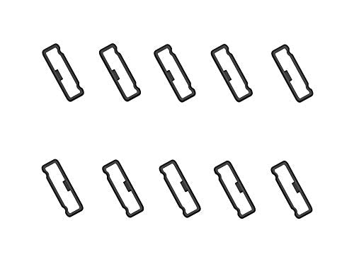 Silicone Fastener Rings for Garmin Fenix Series - 6 Pack