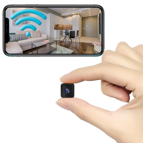 Small Indoor Outdoor Camera Security Wireless Home Cameras 4K Mini WiFi Pet Camaras, HD Tiny Nanny Cam,Wide Angle,Night Vision, Home Indoor Outdoor Camara,Can No Need WiFi Cams For House Security