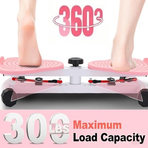 Ab Twister Machine with Resistance Bands - 330 lbs Weight Capacity