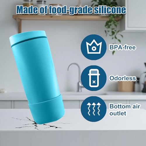 Silicone Boot for Owala SmoothSip Slider Tumbler - Blue (2pcs)