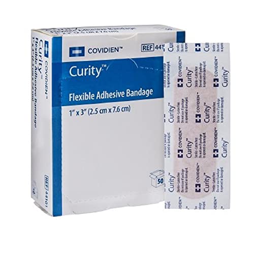 Flexible Fabric Adhesive Bandages - 1" x 3" - 100 Count Box