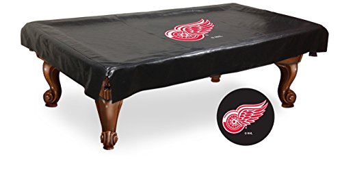 8' Detroit Red Wings Billiard Table Cover - Made in USA