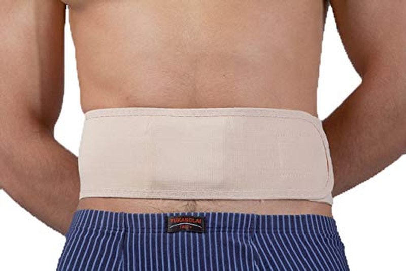 Umbilical Ventral Belt Hernia Reduction Binder With Navel Pad, Abdominal Support for men and women. Hernia support comfort band and bandage. (#5 for Waist Circumference: 41-45 inch(105-115 cm))
