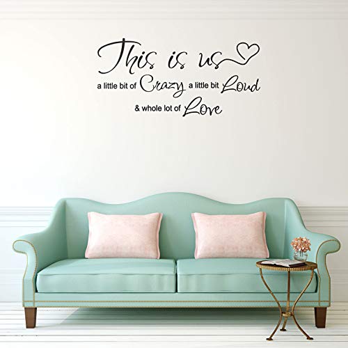 This is Us Love Quote Wall Decal - Inspirational Family Sticker
