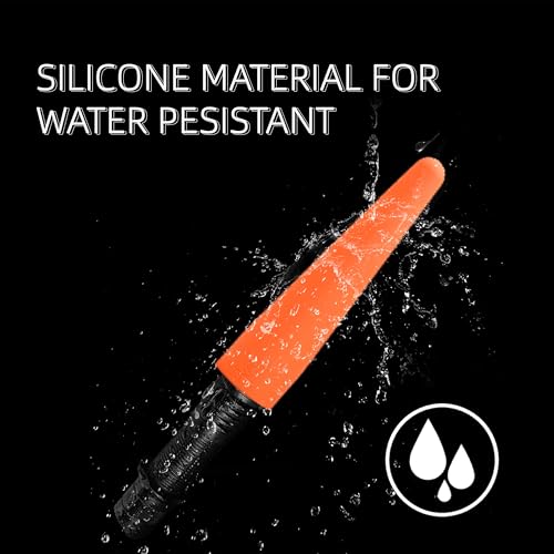 7-Inch Silicone Traffic Wand for 40-45mm Flashlight - Orange