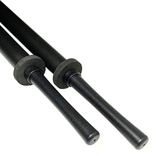 NLX Black Practice Foam Sword Set - 35.25-inch Training & Sparring Weapons