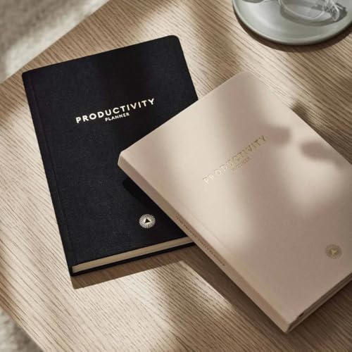 Intelligent Change Black 3-Month Productivity Planner | Undated A5 Daily & Quarterly Organizer