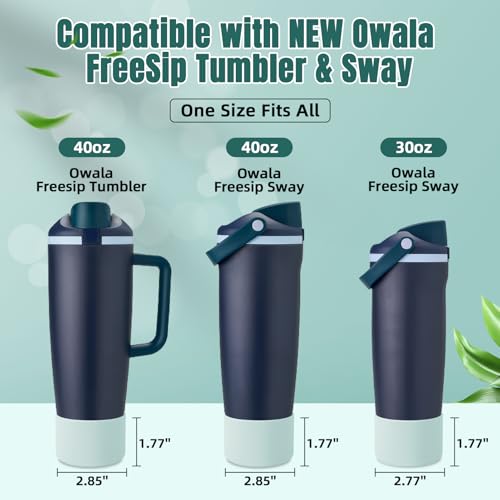 2PCS Silicone Protective Boot Cover for 18oz 30oz 40oz Water Bottles