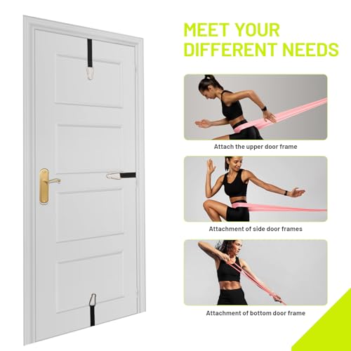 Resistance Band Door Anchor Strap - 2 Pcs with Foam Cushion
