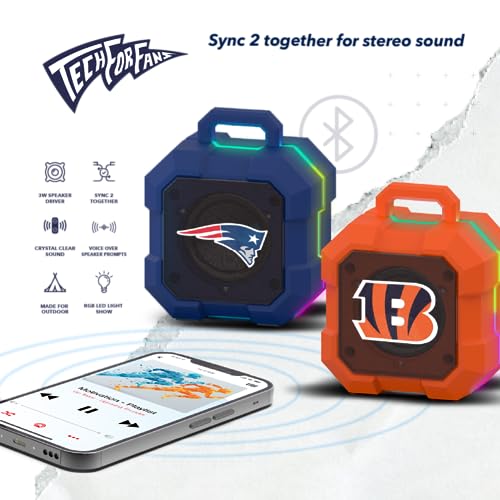 Wireless Bluetooth Speaker with LED Lights - NHL ShockBox