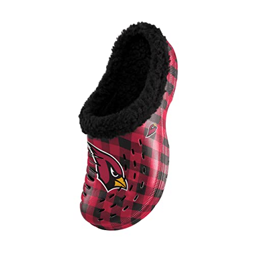 NFL Team Logo Sherpa Lined Buffalo Check Slipper Clogs