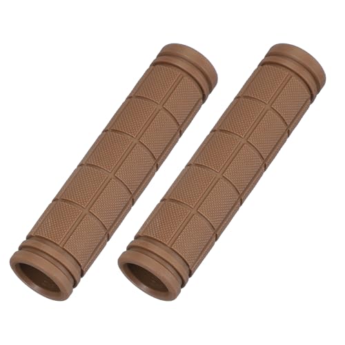 Bike Handlebar Grips - Durable Anti-Slip Brown 4.72" x 0.87"