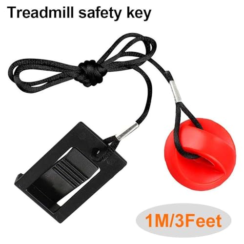 Treadmill Safety Key - Magnetic Replacement for NordicTrack, Proform, Weslo & More - Red