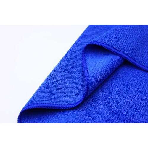 Beelvtifl 16x16in Fishing Towel 3-Pack with Carabiner Clip - Microfiber Quick-Dry, Grey/Blue/Black
