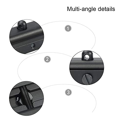 Quick Detach Bipod Adapter for Picatinny Weaver Rail - Aluminum