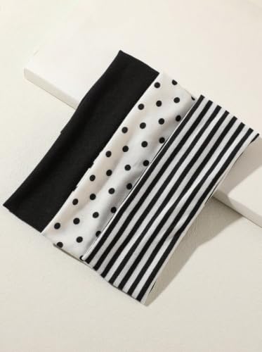 Polka Dot Headbands for Women - 8-Pack Cute Hair Accessories