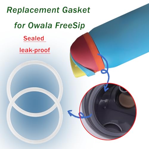 6 Silicone Water Bottle Gasket Replacement Seals for Owala FreeSip