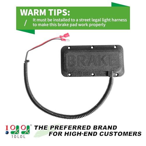 10L0L Golf Cart Brake Light Switch Pad for Yamaha, EZGO, Club Car