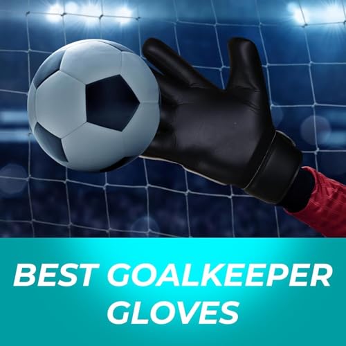 Goalkeeper Gloves for Kids - Aqua Size 5 (Ages 9-12)