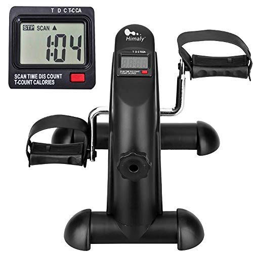 Mini Exercise Bike - Portable Under Desk Pedal Exerciser with LCD Display