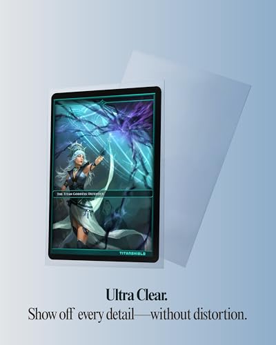 Standard Card Sleeves 67x94mm - 60 Micron Ultra Clear Protective Covers - 125ct