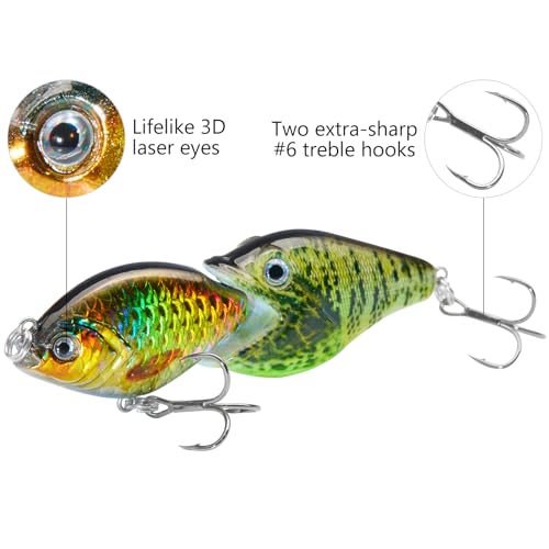 Single-Jointed Swimbait 3.5" Slow Sinking Fishing Lure - Pumpkinseed/Golden Shiner