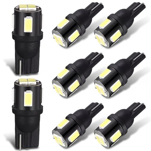 906 LED T10 Wedge Base Bulbs - 8 Pack Marine Lighting