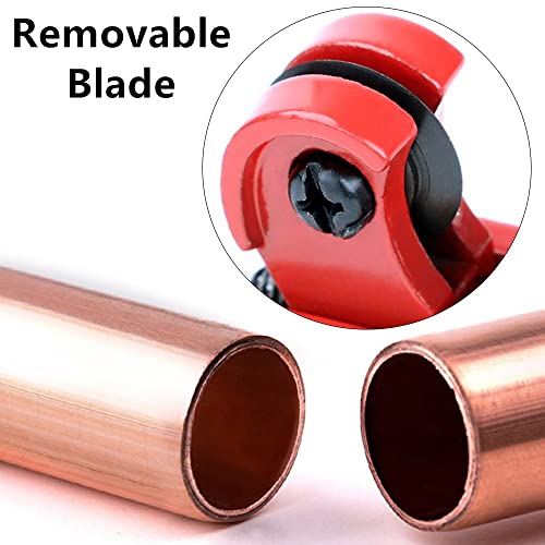 Mini Copper Pipe Tubing Cutter - Adjustable Mini Tube Cutter for Copper Metal, Plastic, Brass, Thin Stainless Steel for £¨1/8 inch -7/8 inch£©/ (3-22mm) OD Pipes)