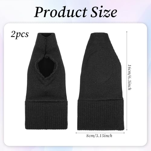 Compression Arthritis Gloves for Pain Relief - 2 Pcs Fingerless
