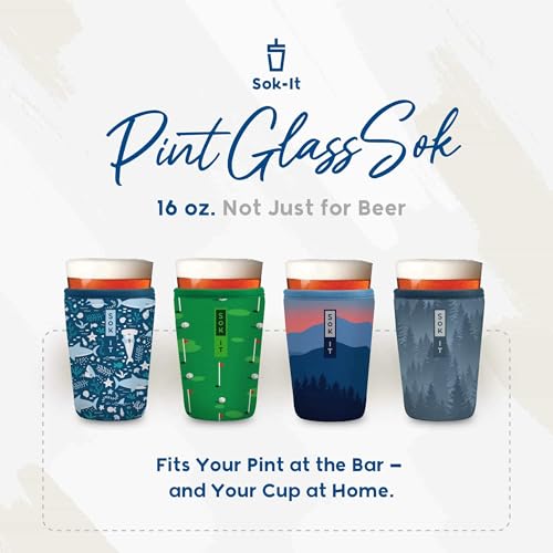 Pint Glass Sleeve - Tampa Bay Lightning Insulated Neoprene Cover