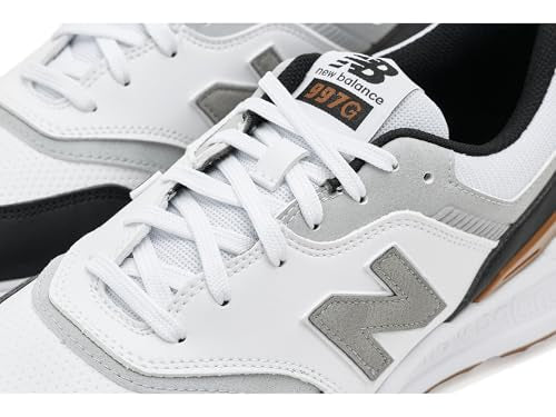 Men's 997 Golf Shoes - Lightweight All-Weather - Size 10 - White/Black