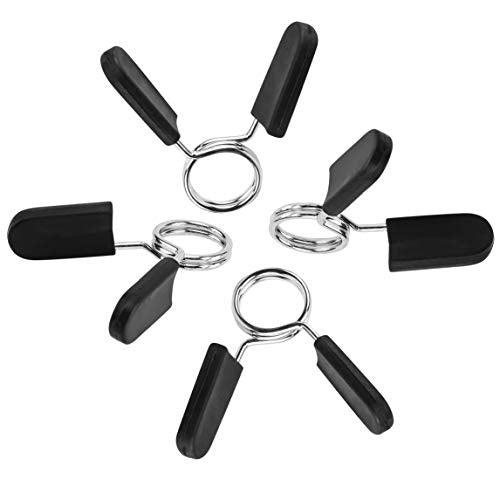 1 Inch Barbell Clamps - 4 Pack Quick-Release Weight Collars for Dumbbells