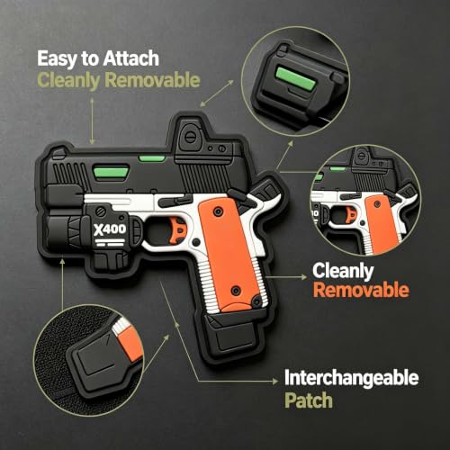 Military Tactical Morale Patch - Durable 3D PVC Design