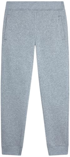 Fleece Jogger Pants for Little Boys - Heather Grey (Ages 4-7)
