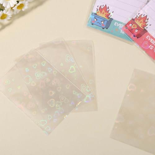 Photocard Sleeves - 100 Pack New Love Style for Card Collectors