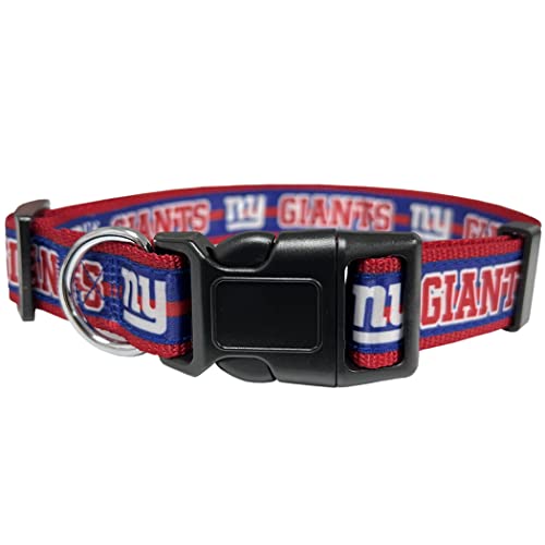 NFL New York Giants Dog Collar - Medium, Durable & Padded