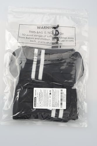 Non-Slip Yoga Grip Socks for Men & Women - 2 Pairs Black