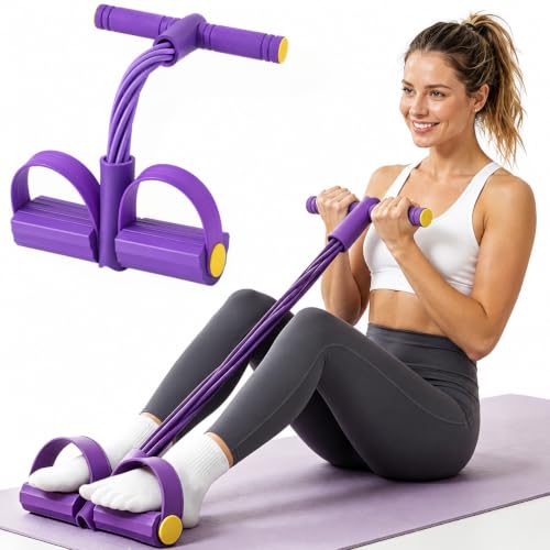 8-Tube Resistance Band with Handles for Home Workouts