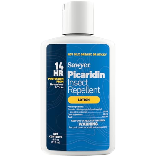 20% Picaridin Insect Repellent Lotion - 4 oz, Non-Greasy & Fragrance-Free