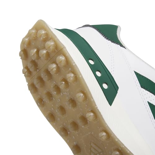 Men's Sp2G '24 Spikeless Leather Golf Shoes - White/Green/Gum 11