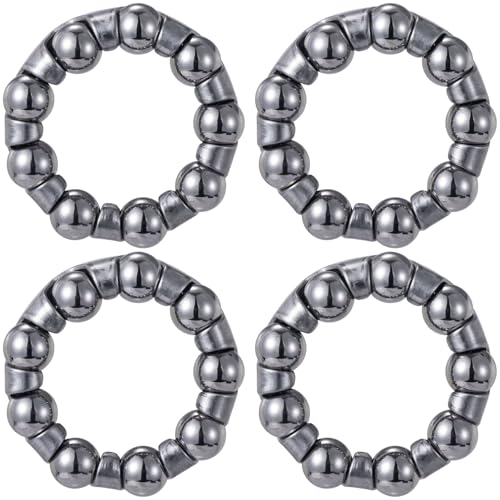 4pcs 1/4" x 9 Balls Bike Crank Bearings - Stainless Steel