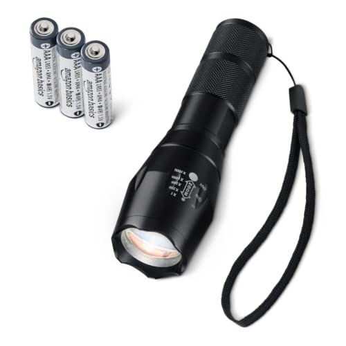 Handheld LED Flashlight - 200 Lumen, 5 Light Modes, Water Resistant