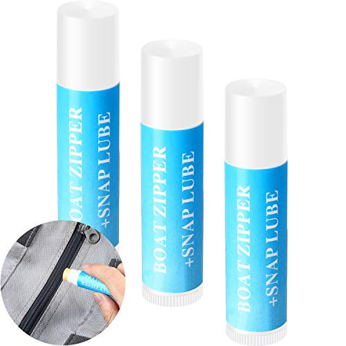 Zipper Lubricant Wax Stick for Boats, Drysuits, and Tents
